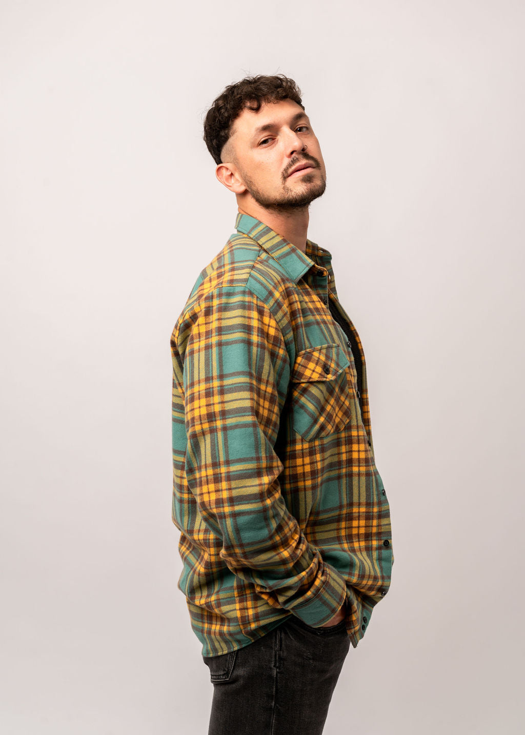 Alaska men's flannel shirt