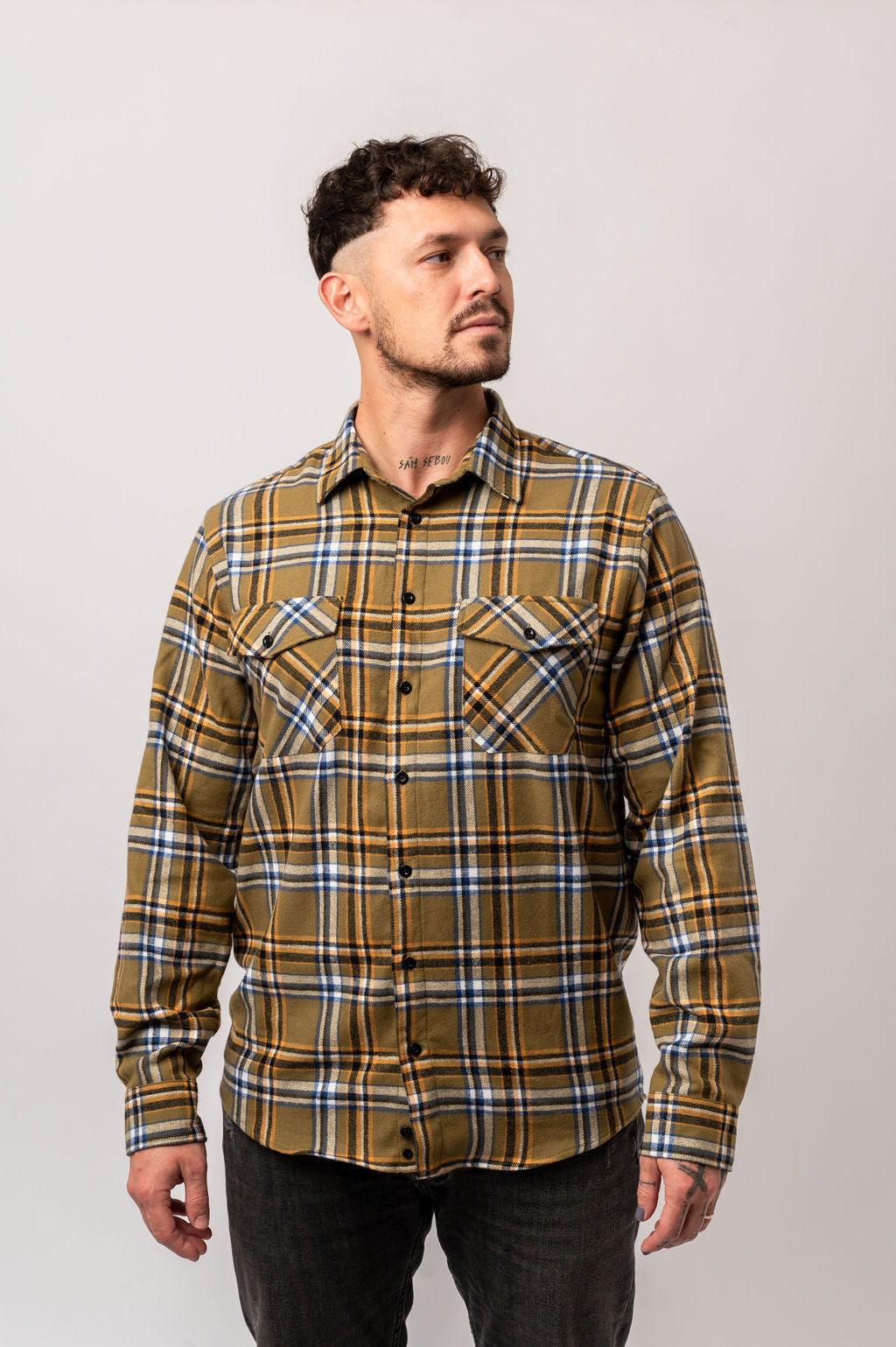 Alaska men's flannel shirt