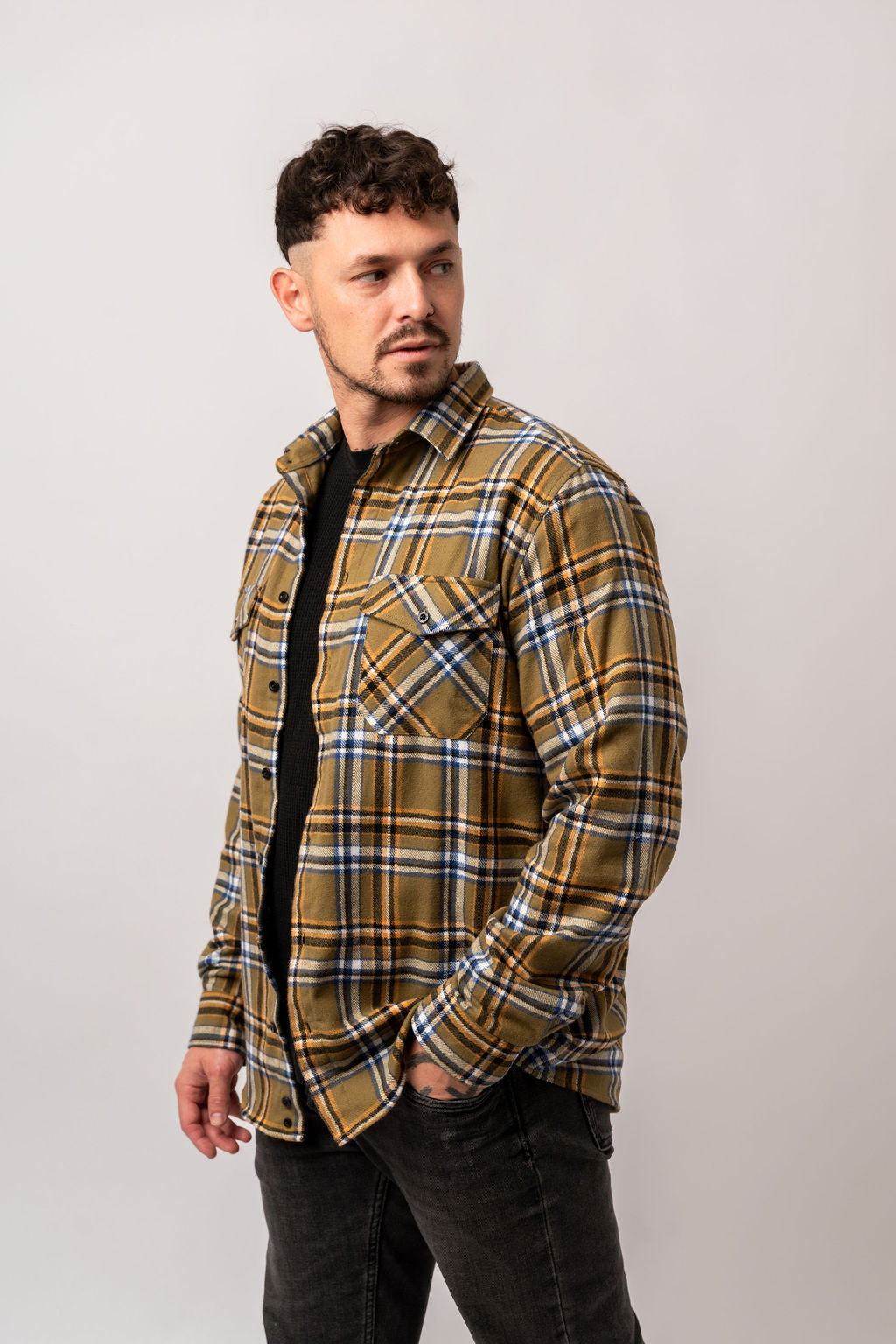 Alaska men's flannel shirt